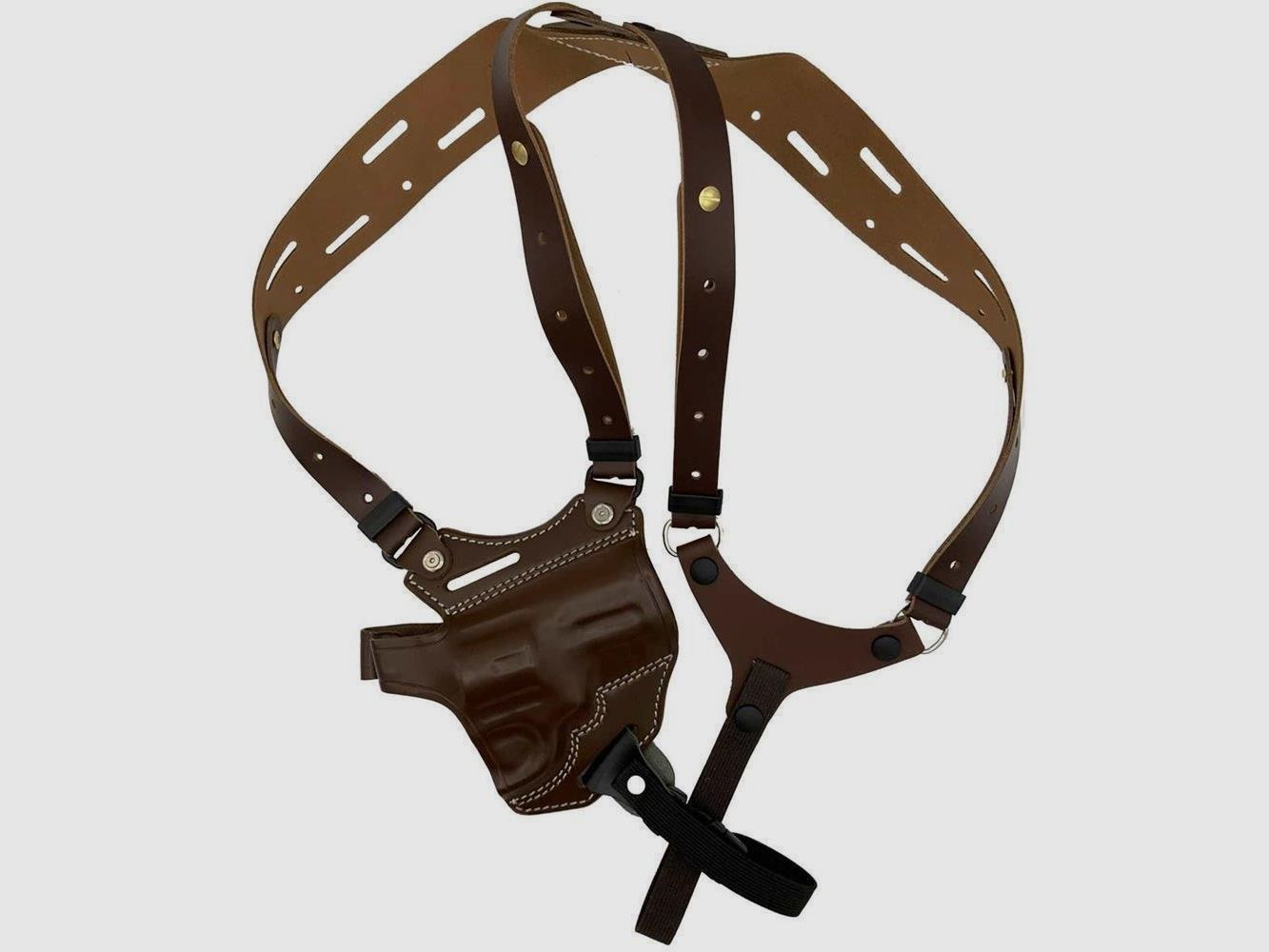 Gürtelholster / Schulterholster MULTI VARIO 2"-4" N-Frame S&W 27/29/325/327/329/610/625/627/629,Taurus 17/44/97/425/990/991/992-Schwarz-Linkshänder