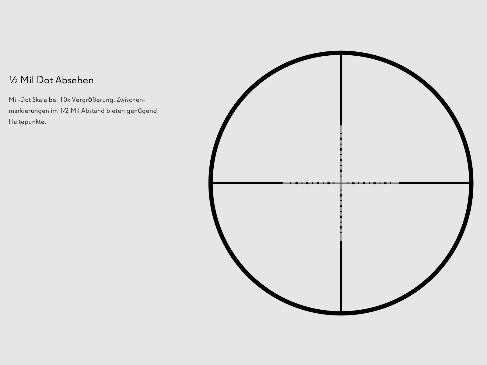 HAWKE 14161 Zielfernrohr VANTAGE SF 4-16x44 Half MIL DOT