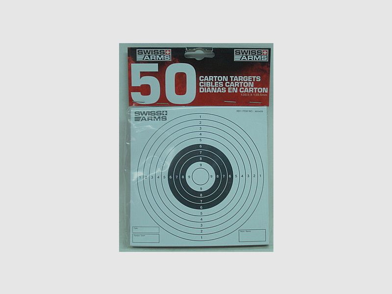 LG-Scheiben Swiss Arms - 14x14cm/50 Stk/10er Ring