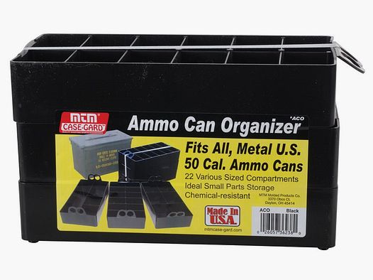 Organisateur de munitions MTM ACO noir pack de 3