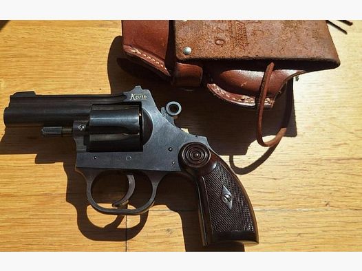 Revolver à blanc / revolver à gaz Willi Korth, .380 R, pièce de collection très rare