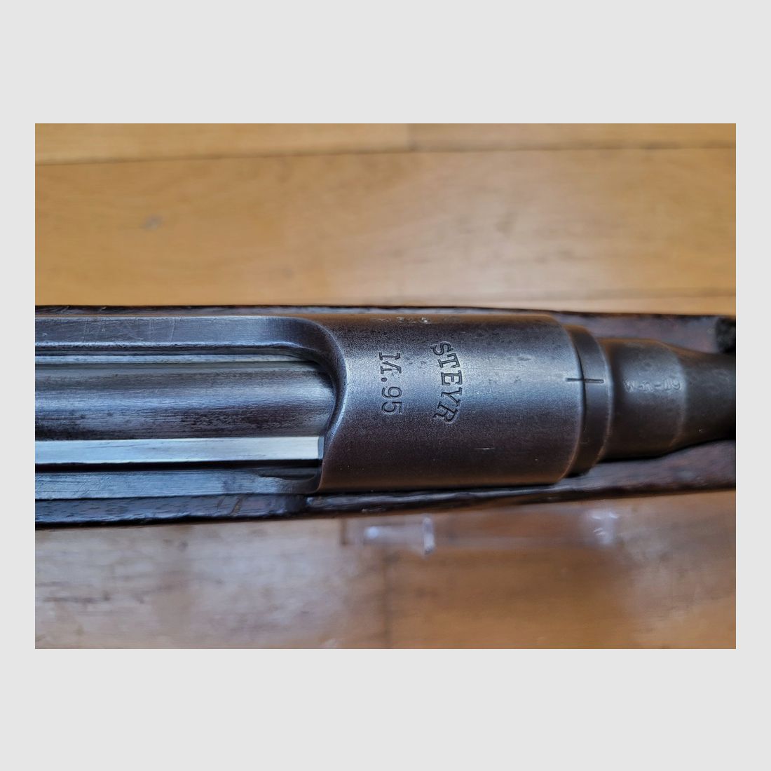 Eerbiedwaardige en ZELDZAAM Oostenrijkse cavalerie musketon M95 (niet 95/30 precies!) – Origineel kaliber uit 14-18 in 8×50 Mannlicher (en niet in 8x56R na 1930) – Mannlicher clip beschikbaar – Steyr arsenaal en 100% origineel – Categorie D – Zeer ongebruikelijk en in totaal uitstekende staat, afbeelding 1 van 31
