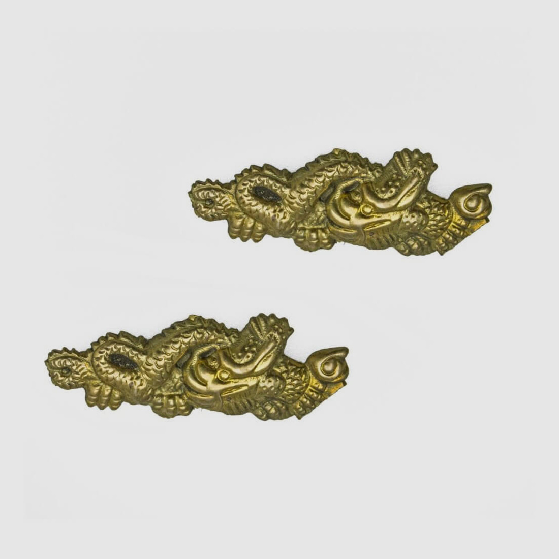 Menuki-Satz für Samuraischwert Motiv Drachen