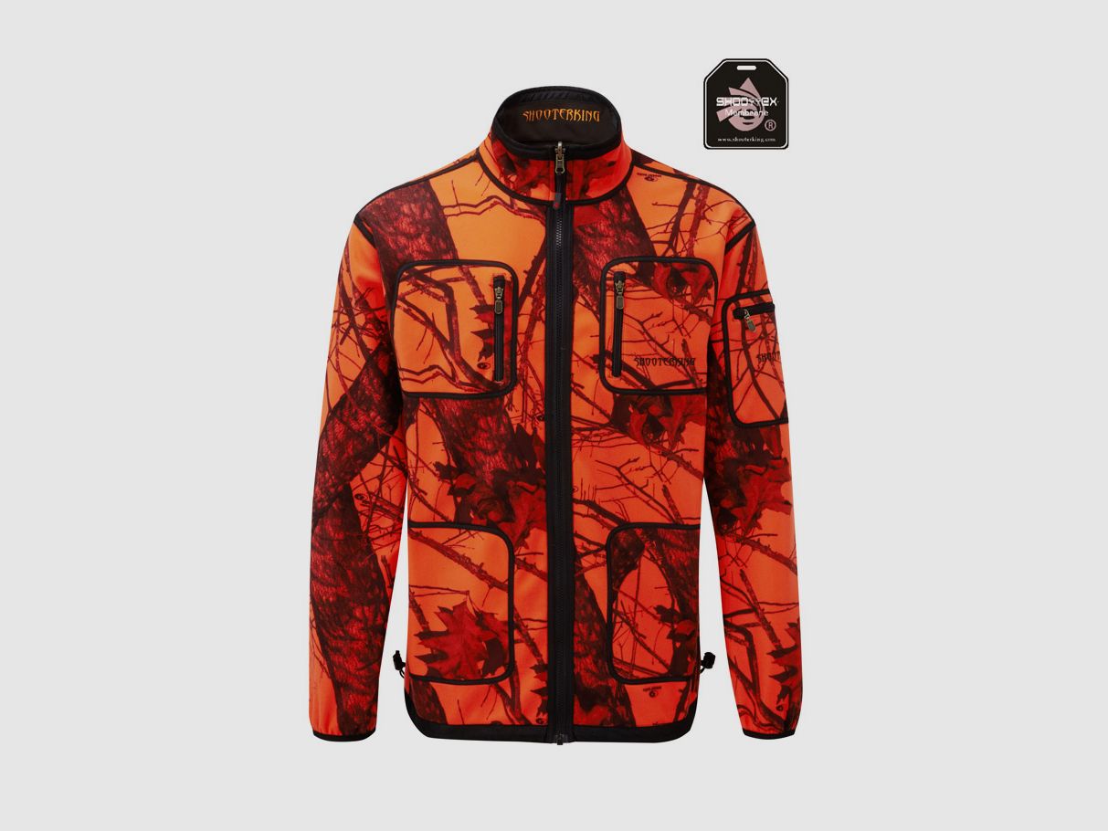 ShooterKing Softshell Jacke Signaljacke Mossy Blaze Orange Camo S