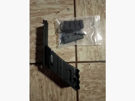 Pistol Scope Mount Picatinny 20mm Weaver 7/8" Universal rail Polymer black new