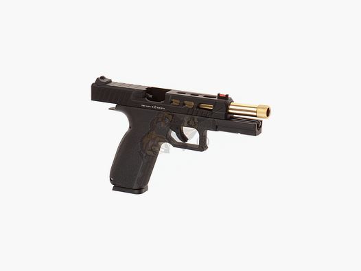 KJ Works KP-13 TBC Custom Deslizamiento de Metal GBB Negro -F-