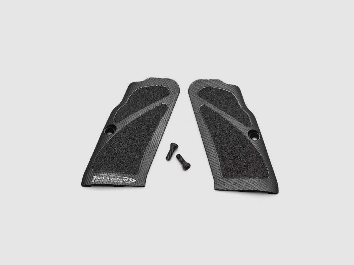 TONI SYSTEM GT3DL Lange Griffe - Großrahmen für Tanfoglio Stock II-III - X3D Griff, Farbe: Schwarz, Bild 1 von 3