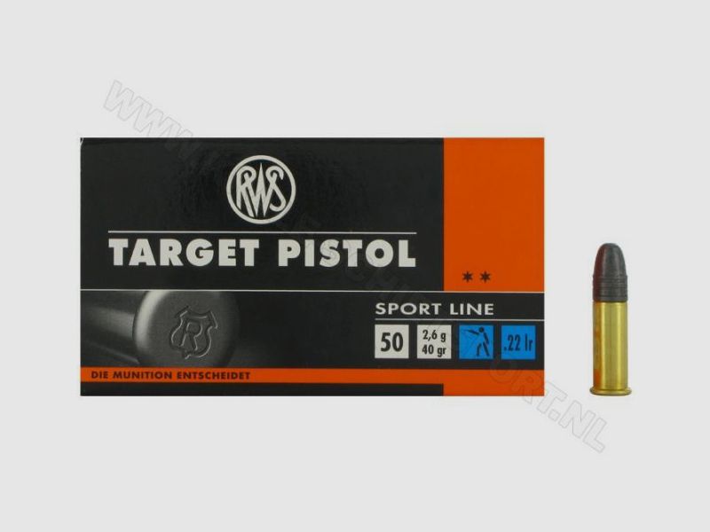 Munition 22LR RWS Target Pistol 40 gr, Bild 4 von 6