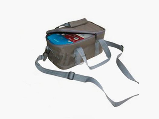 BORSA PORTACARTUCCE IN CORDURA VERDE PORTA 4 SCATOLE