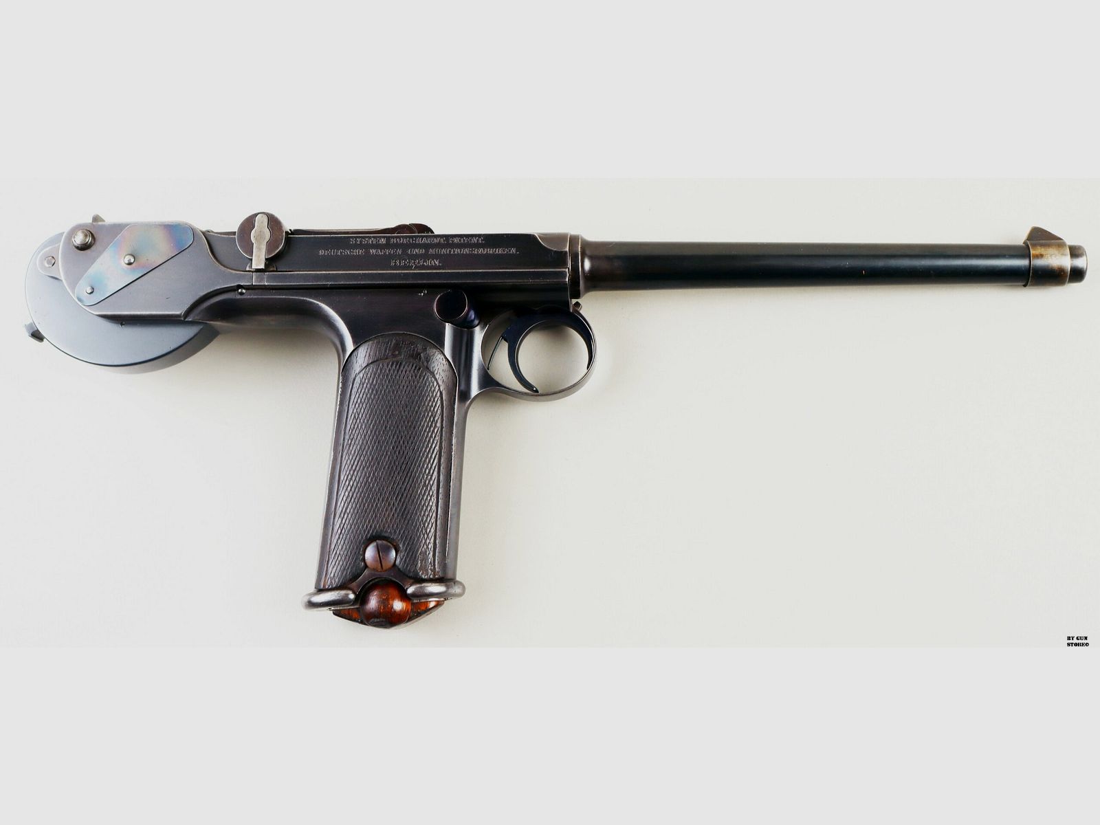 DWM Borchardt pistol mod. C93 cal. 7.65×25 matr. 1208, image 3 of 27