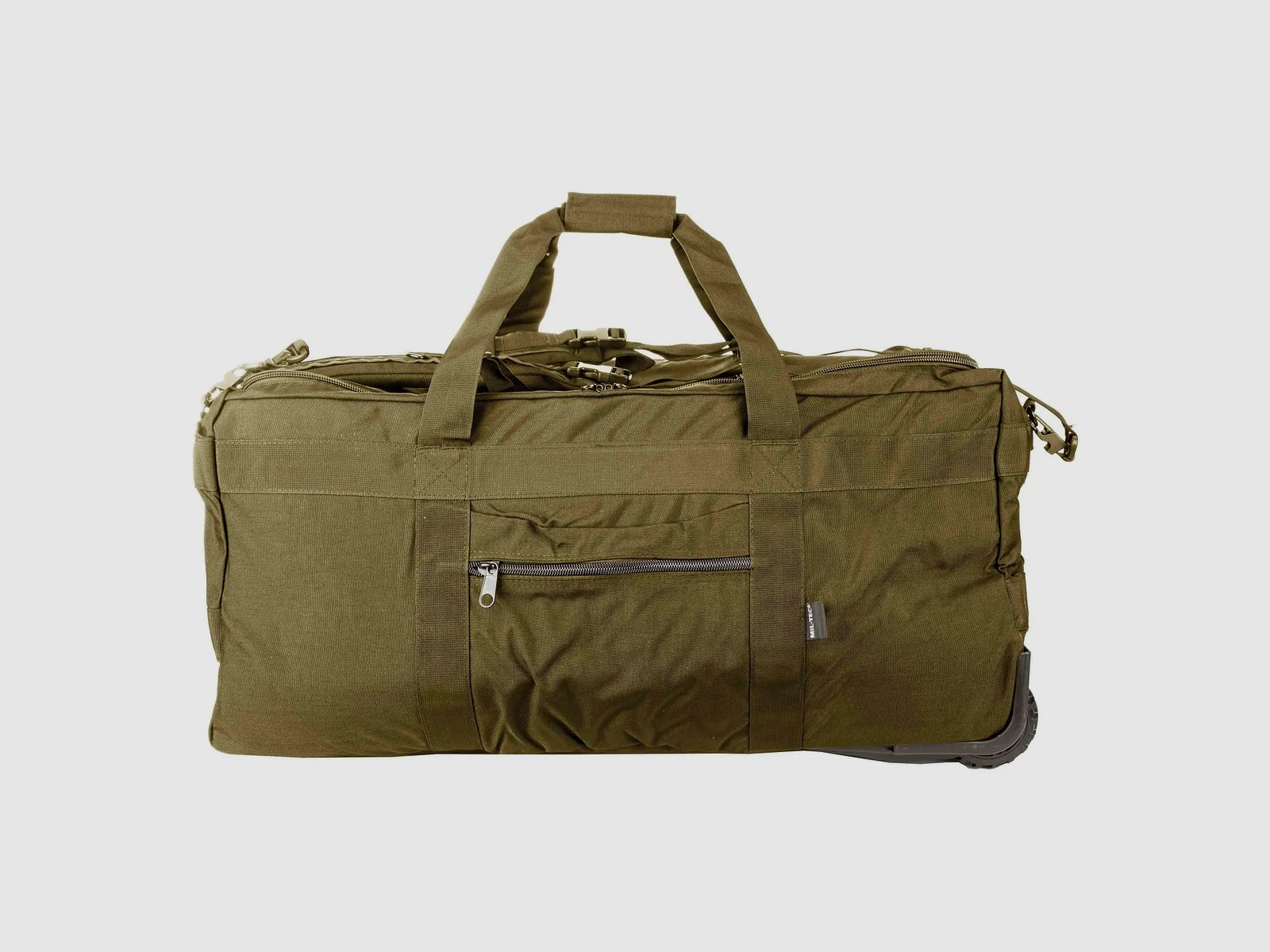 Mil-Tec Mil-Tec Kampftrageseesack mit Rollen 118 L - Schwarz