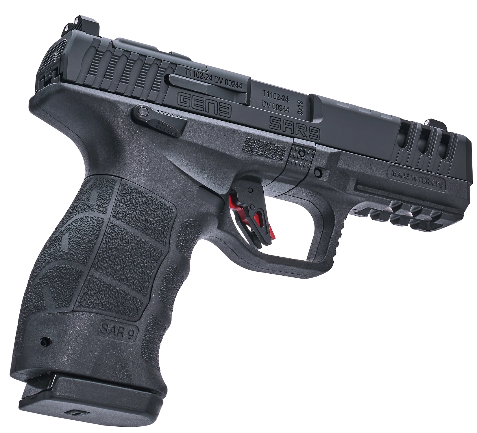 Pistolet Sarsilmaz SAR9 Gen.3 Black kal.9x19mm, zdjęcie 8 z 13