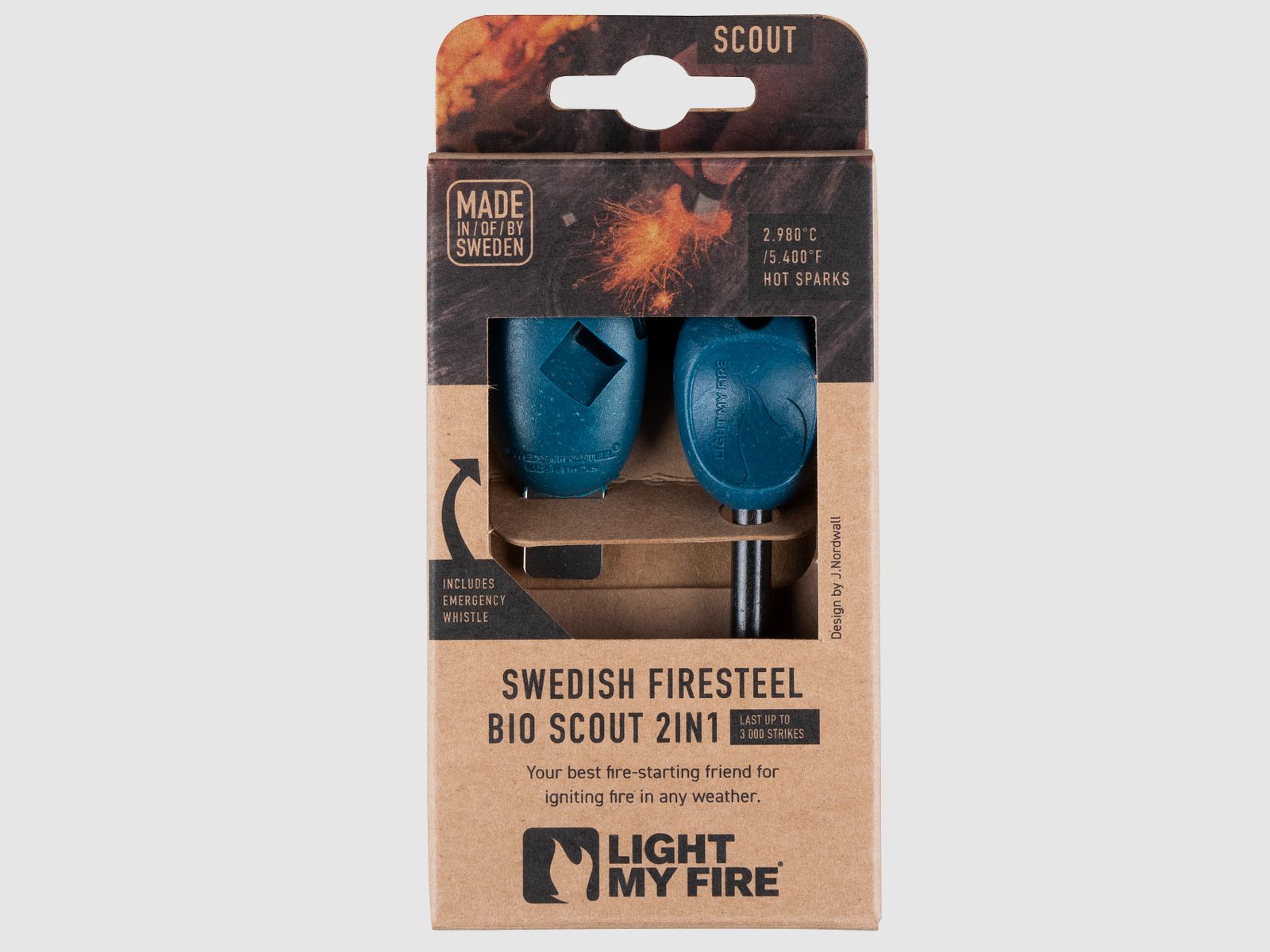 Light My Fire Fire BioScout 2.0 acciarino, blu, immagine 3 di 3