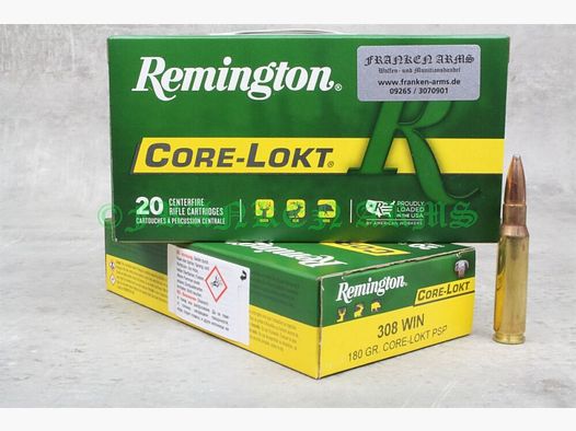 Remington Core-Lokt PSP .308 Win. 180gr 11.7g 20 pieces bulk prices