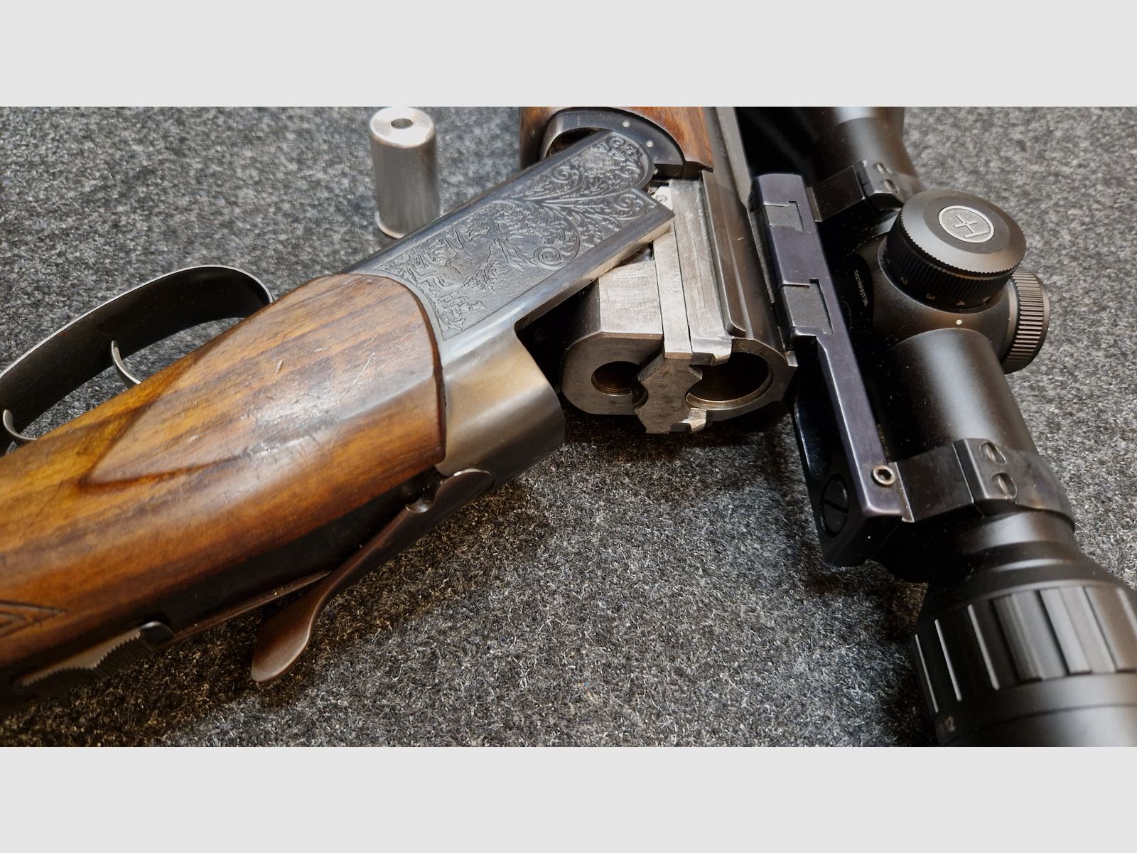 Bockbüchsflinte Brünner CZ 500 7x65R 12/70 Mod.502.3 (también conocida como ZH 500 o ZKW 500)