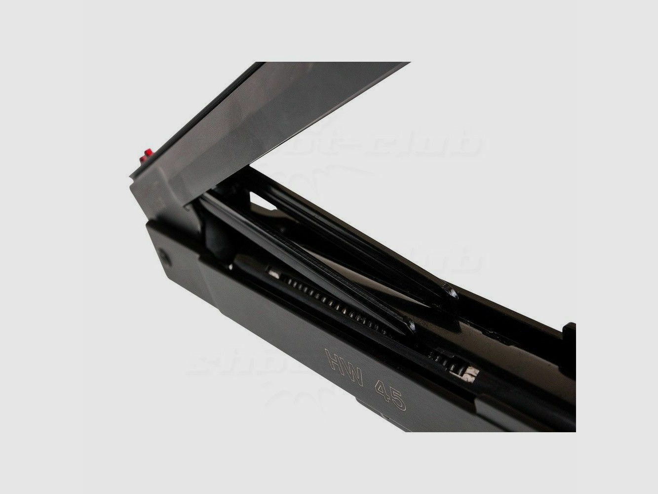 Weihrauch HW 45 pistola de aire comprimido en set II 4,5 mm - ennegrecida