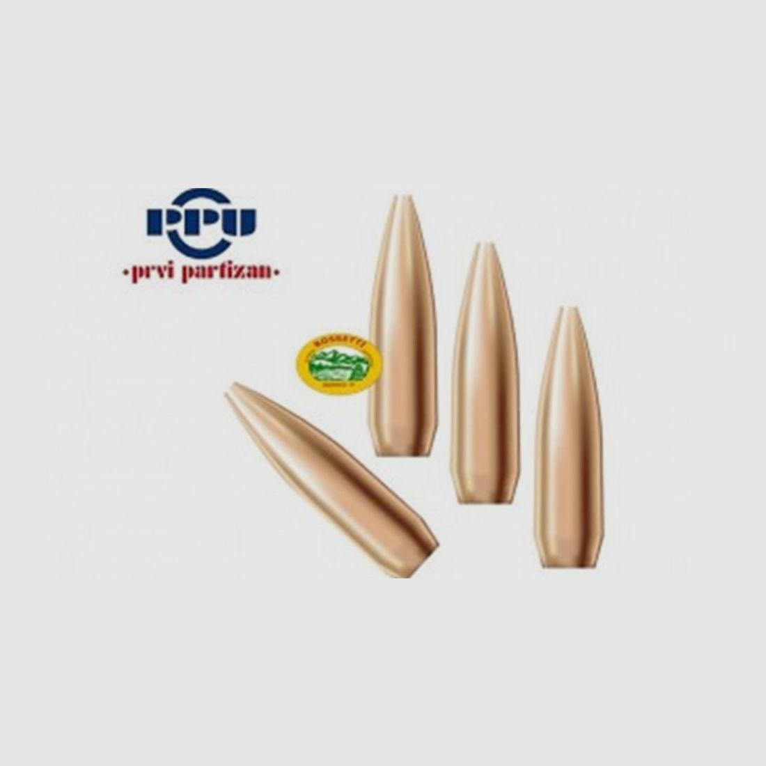 PPU PRVI PARTIZAN Geschosse Kal.30 (308) FMJ BT Match 175gr. 50St. B500