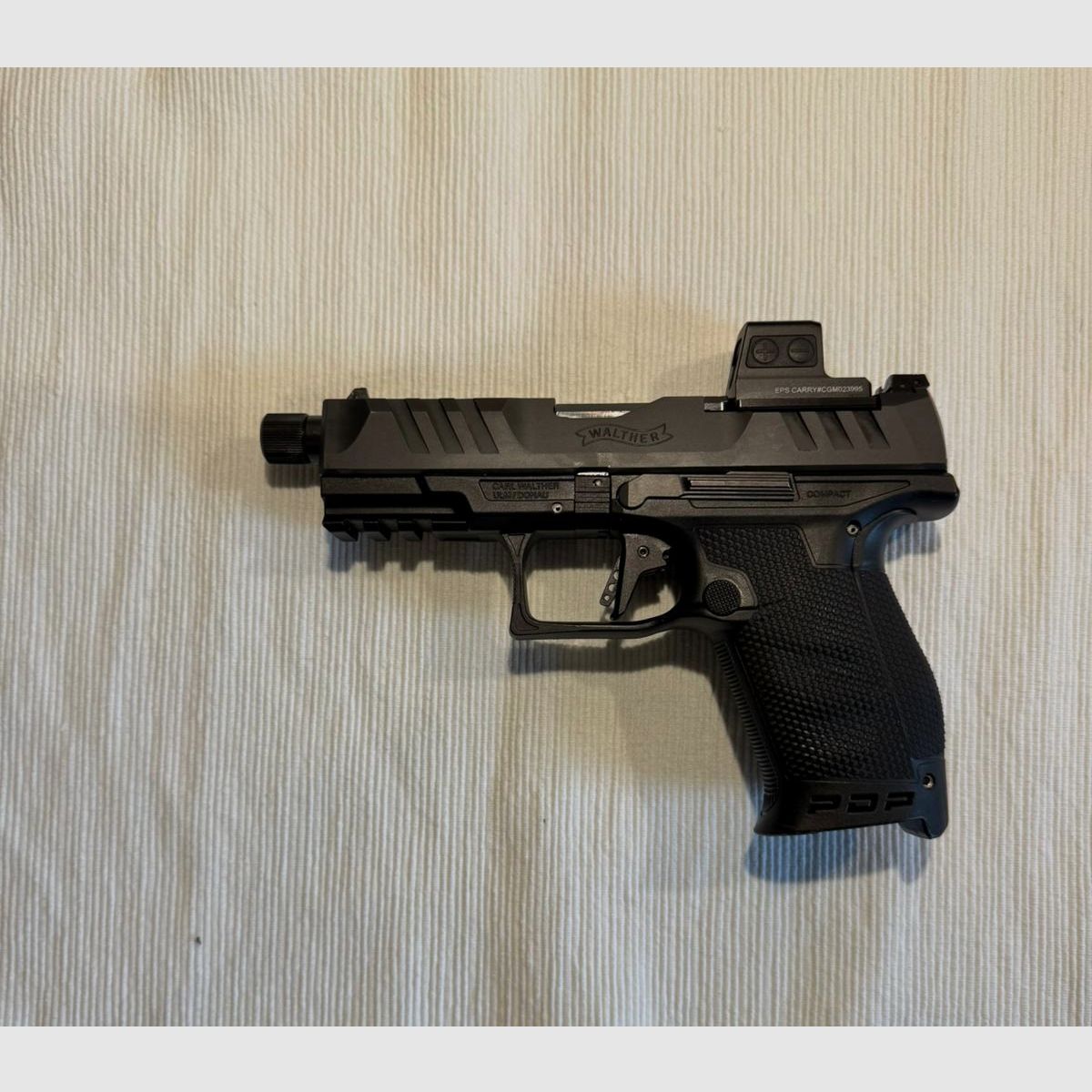 Walther PDP Compact 4,6“ OR PRO SD + Holosun EPS -Carry-GR-MRS + 5 Magazine + Ghost Holster