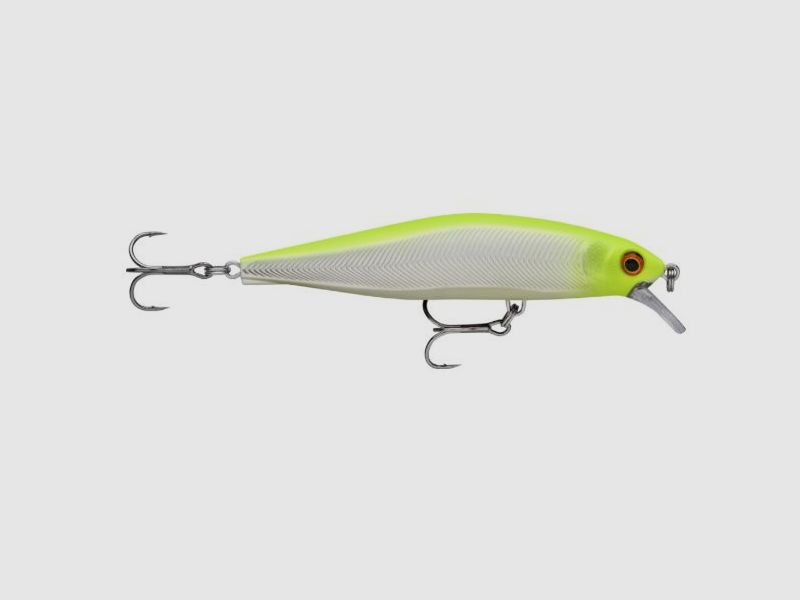 Rapala Precision Xtreme Air Boss Salt Water Silver Fluorescent Chartreuse