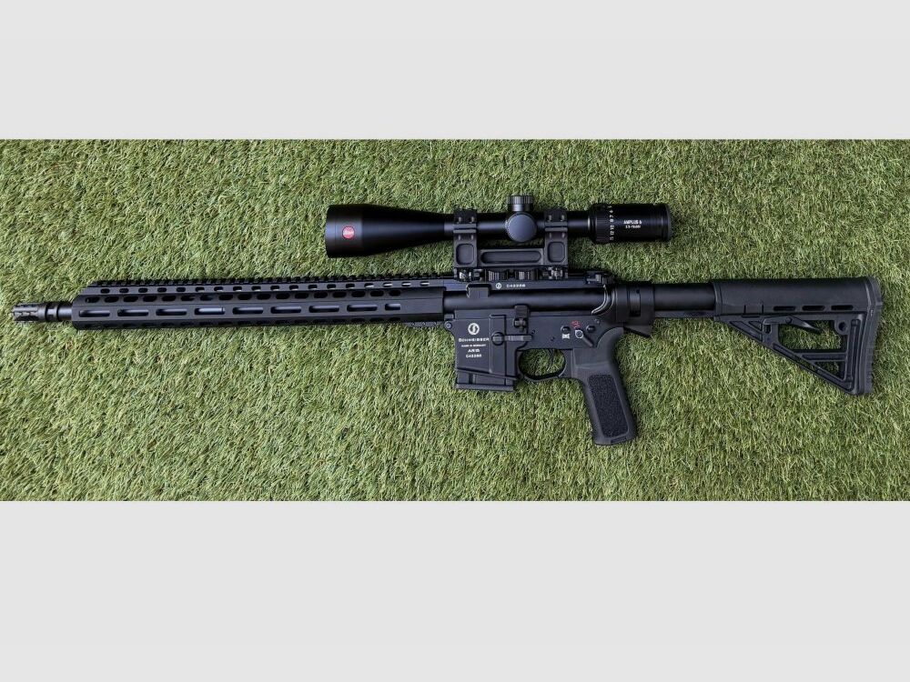 Schmeisser AR15 Paket mit Leica Amplus 2,5-15x50 .223Rem