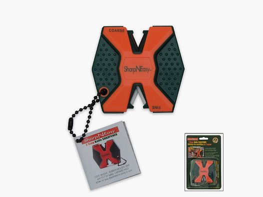 Affilatore per coltelli SharpN'Easy 2 Step verde/arancione