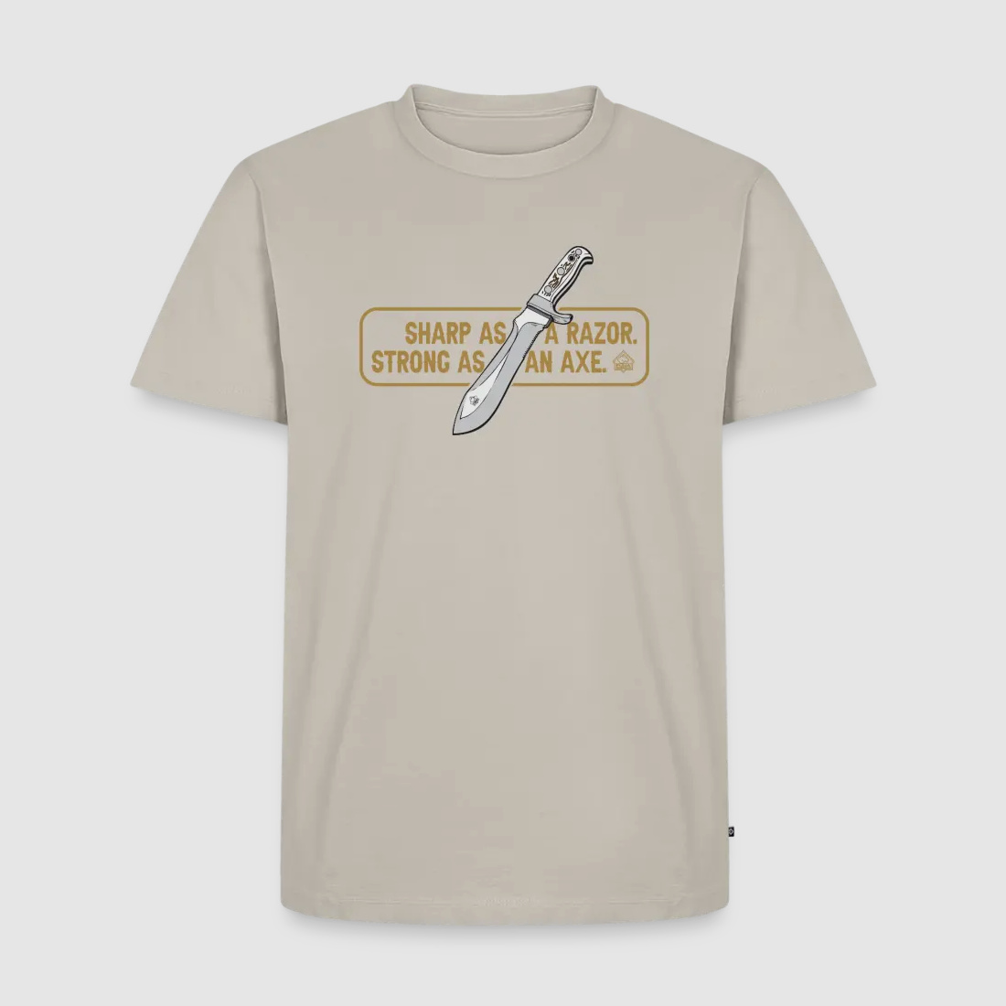 PUMA Męska Premium Koszulka "White Hunter Sharp & Strong"