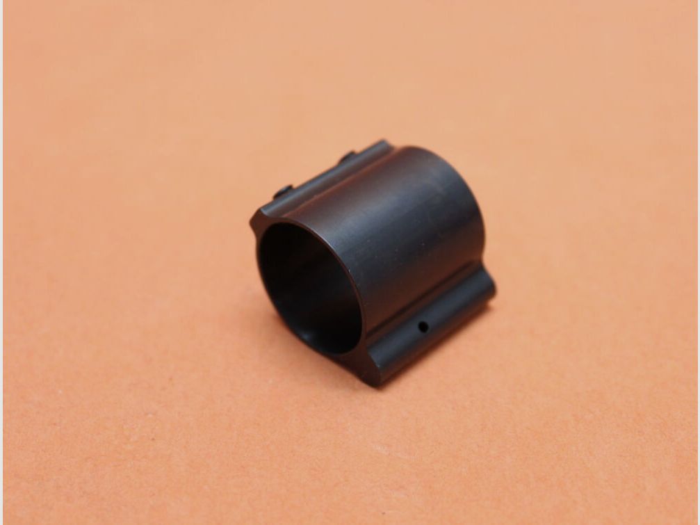 HERA AR-15: Niski profil bloku gazowego HERA .936"ID Mikro (11.03.04) stal oksydowana do Bull-Barrel
