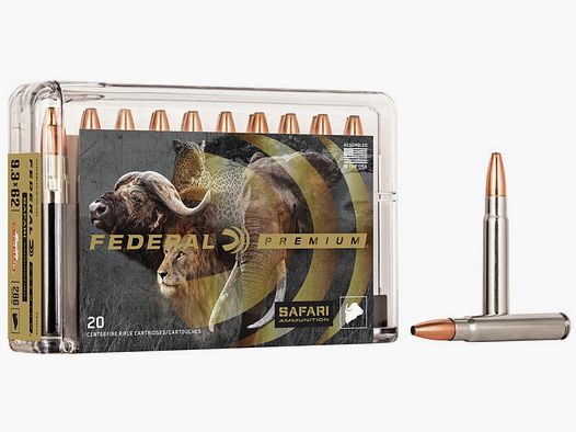 Federal Premium Safari Swift A-Frame 9,3x62 286GR JSP 20 cartouches
