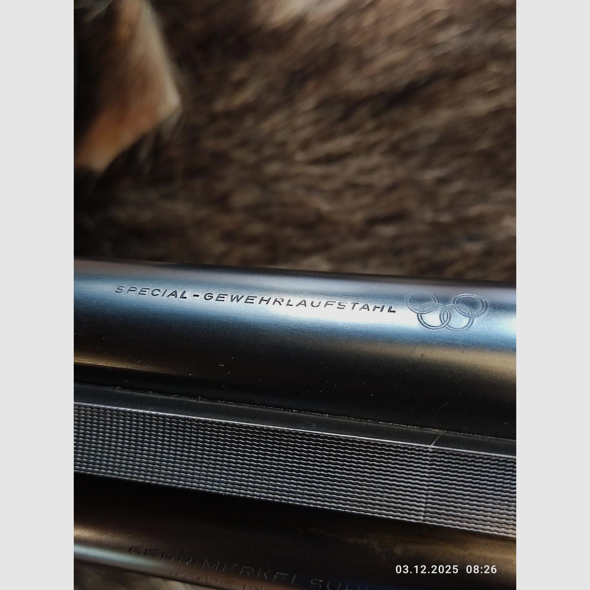 Fucile doppietta Merkel 12/70