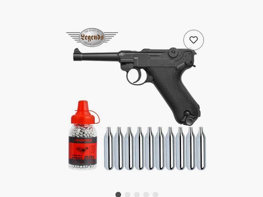Umarex P08 Legende, 4.5 bb