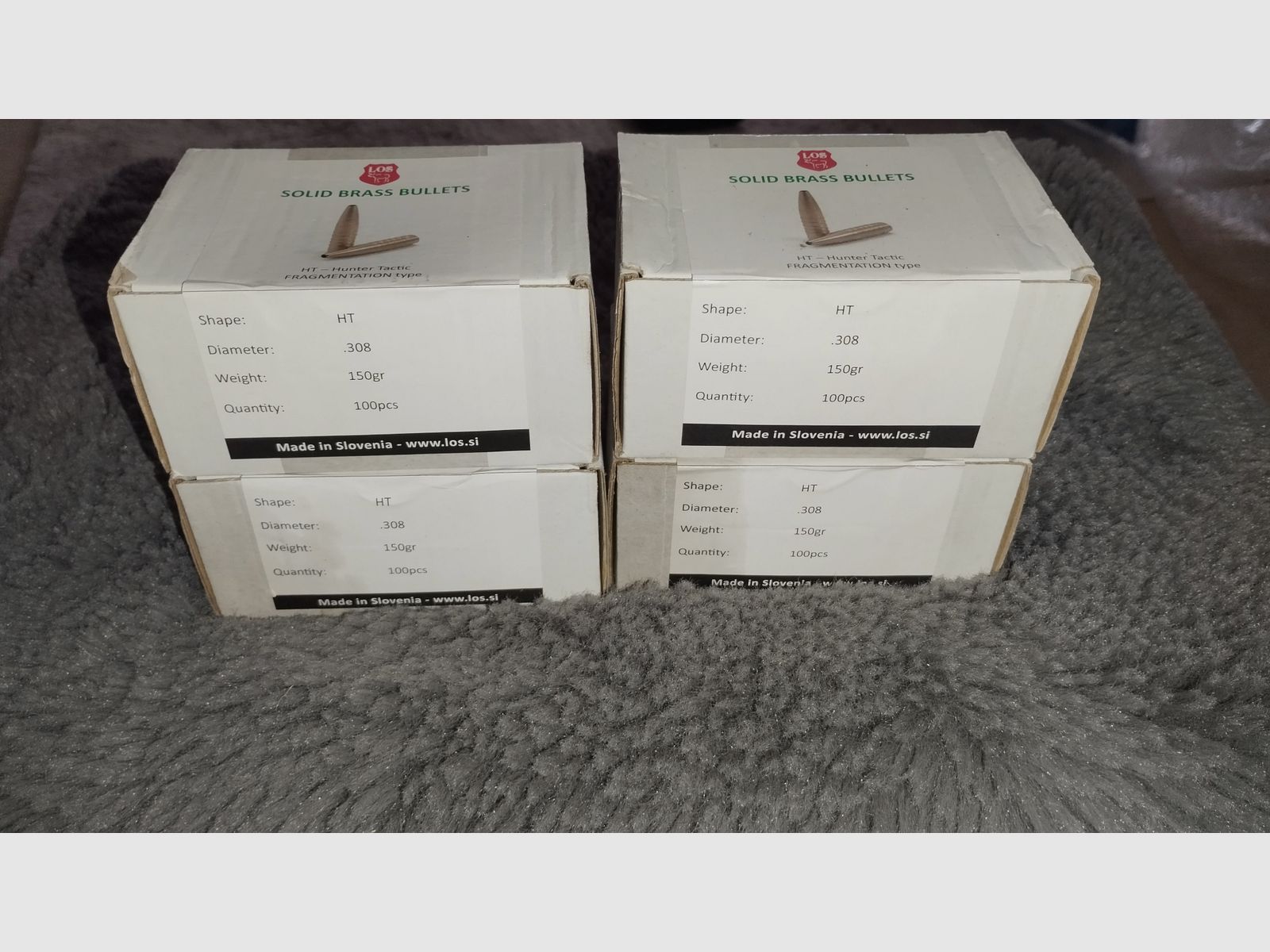 LOS Solid Geschosse HT .308 150gr 