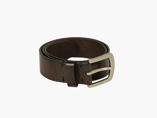 Leder Gürtel - Dark Brown – Kleidergröße Herren: 95 CM