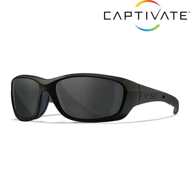 Lunettes de soleil Wiley X GRAVITY Captivate, Smoke Grey, Matte Black Frame, image 1 sur 7