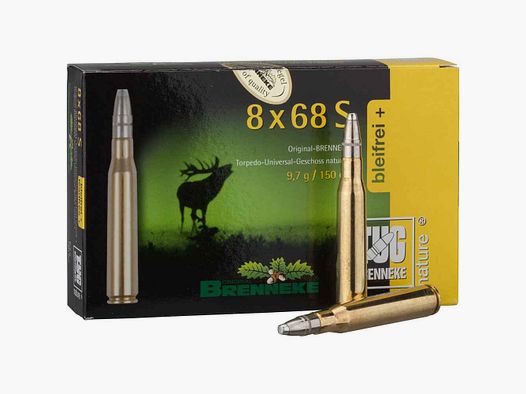 8x68 S TUG natuur+ 9,7g/150grs. Brenneke