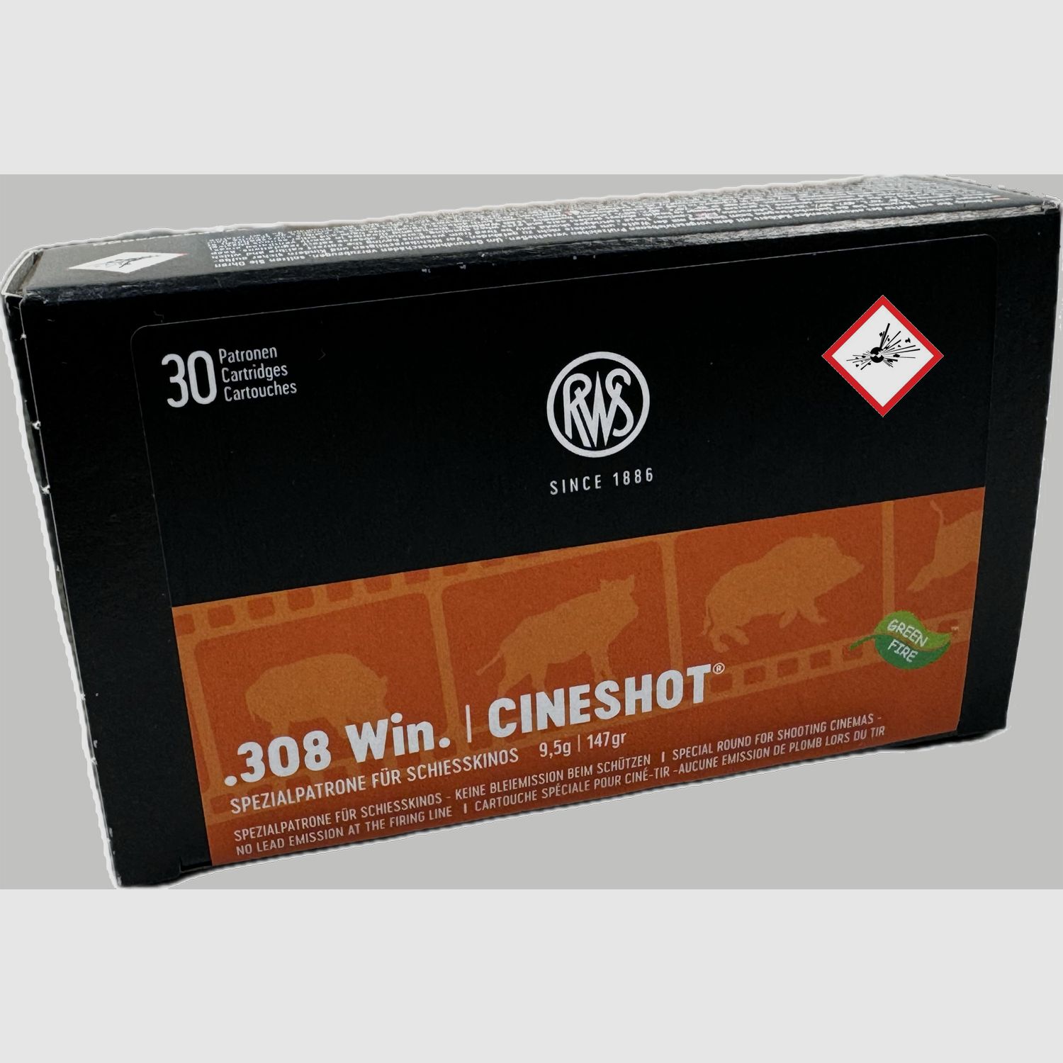 RWS Cineshot Büchsenpatrone Kal. .308 Win 147grs