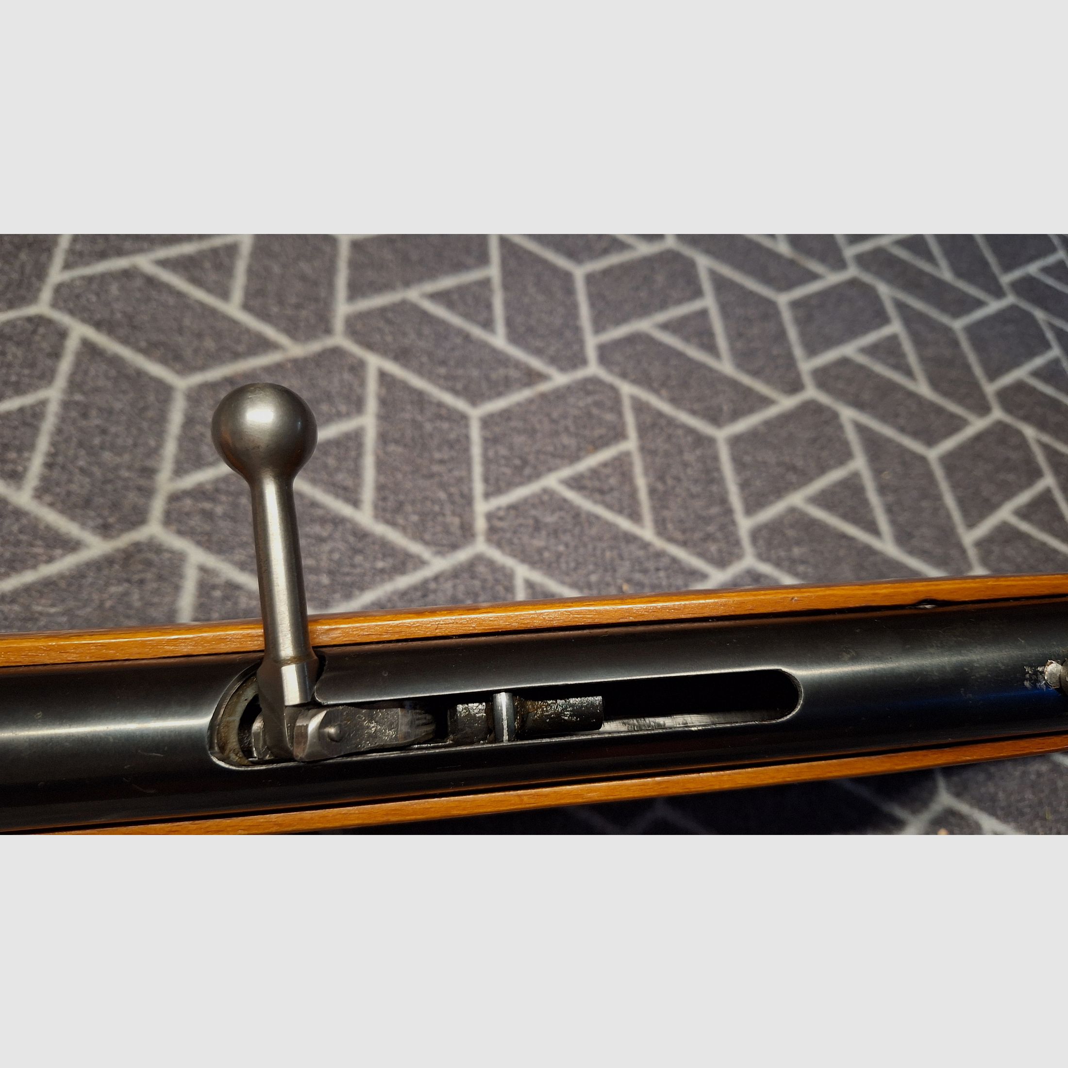 Haenel Suhl 310 DDR-GST Luftgewehr mit Magazin!