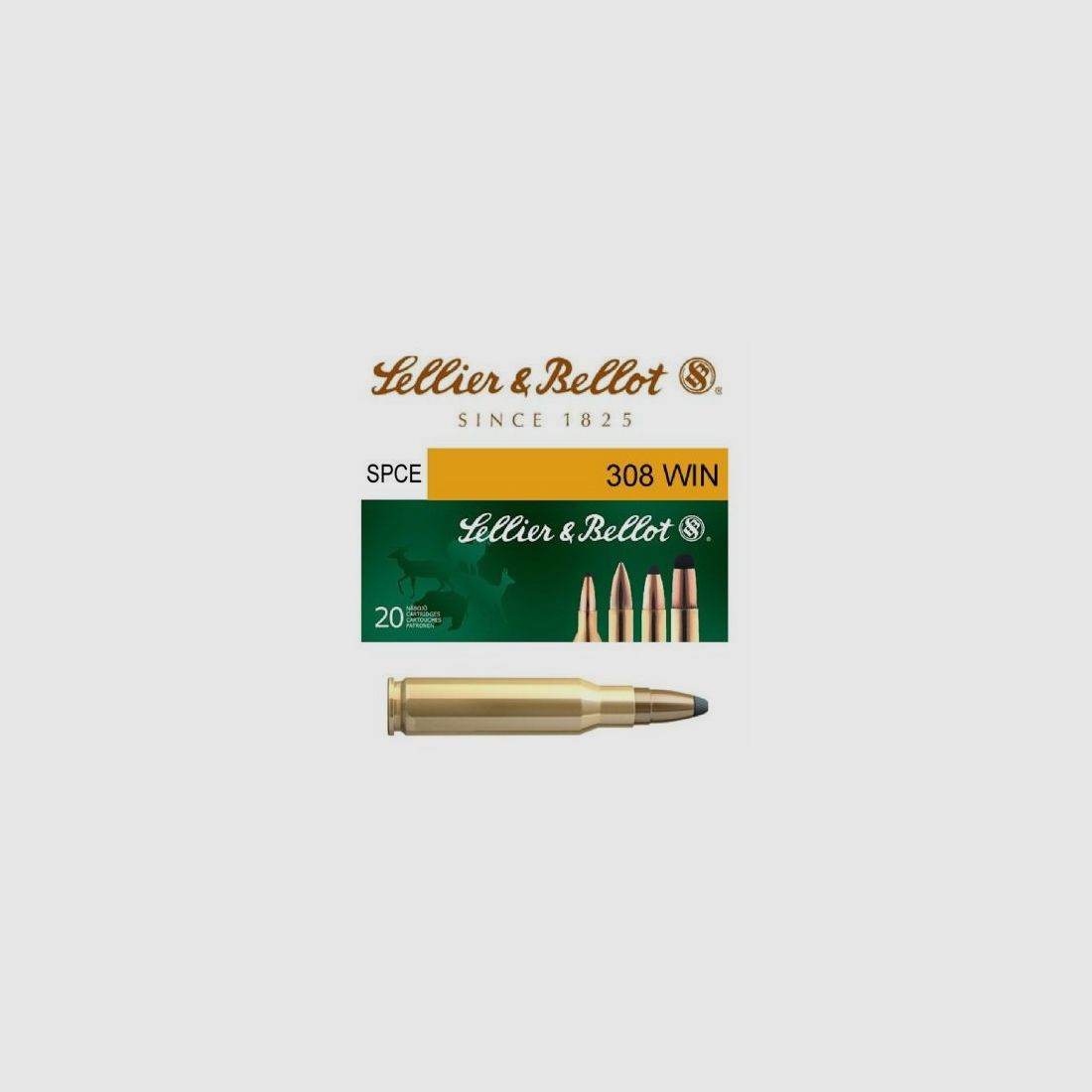 S&B CARICHE 308 WIN 150 GR SPCE, immagine 1 di 2