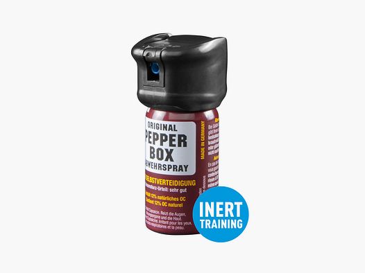 Pfefferspray Pepper-Box klein 40 ml mit Flip Top für Training mit Nebel