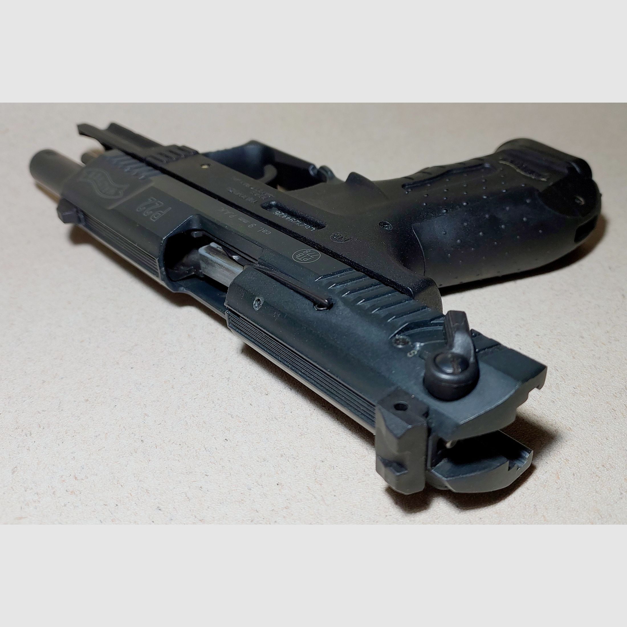 Walther P22 Schreckschuss Pistole 9mm P.A.K. schwarz (PTB 778)