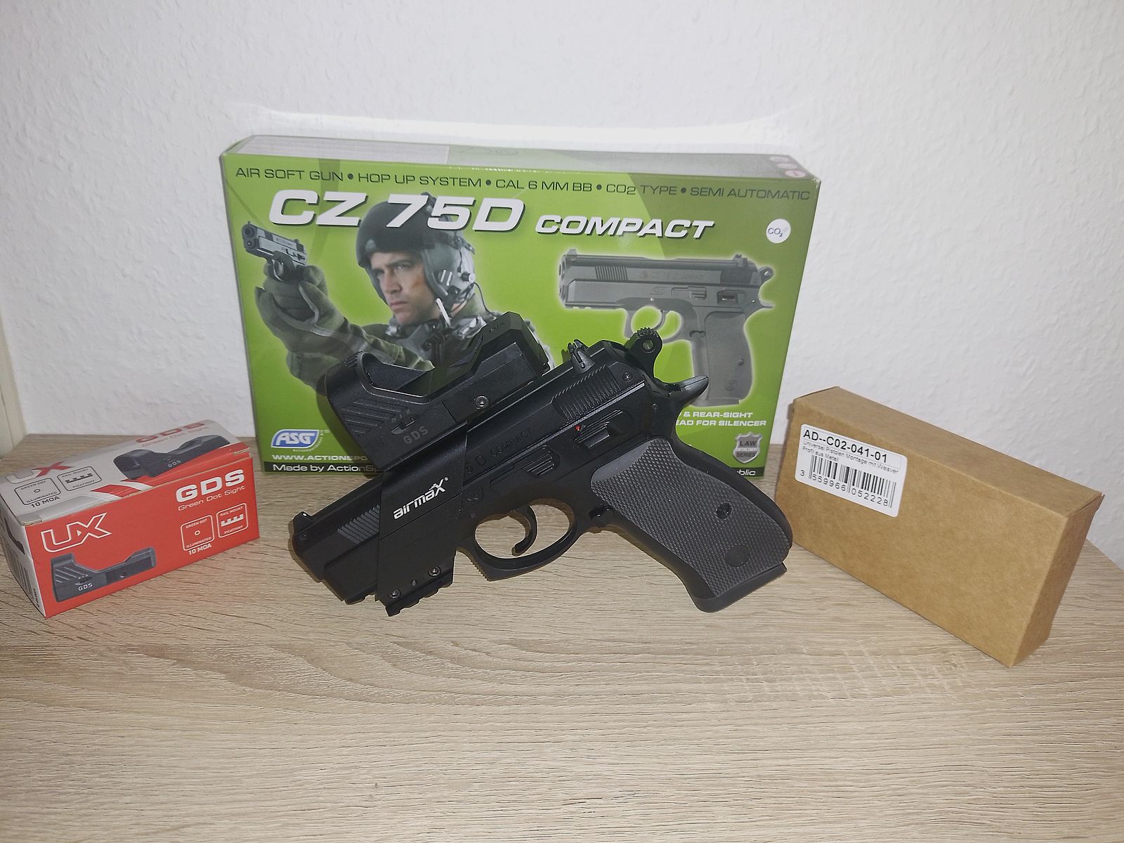 CZ 75 D Compact ASG CO2