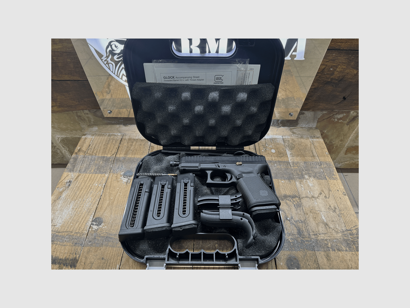 GEBRAUCHT – PISTOLE – GLOCK MOD. 44 FTO Kal. 22lr, Bild 4 von 4
