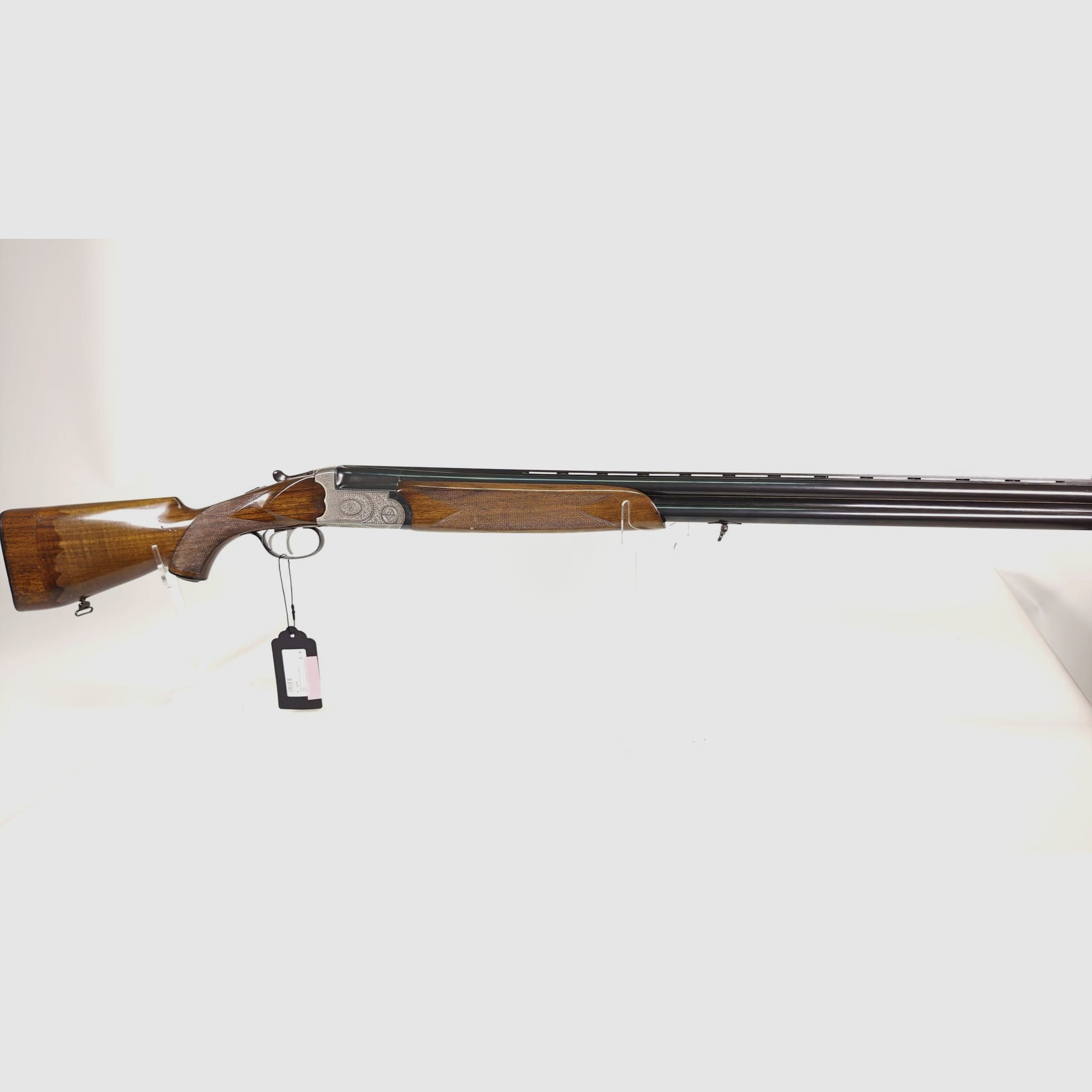 Zanardini double-barrel shotgun 16/70 avec bascule en acier gravée