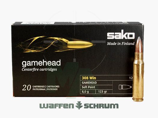 Sako Gamehead SP 8,0g - 123gr .308Win