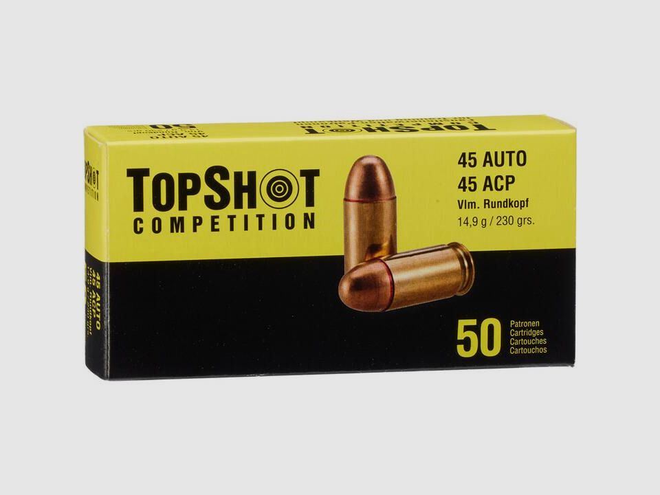 TopShot Competition .45 ACP Full Metal Jacket 14,9g/230grs.