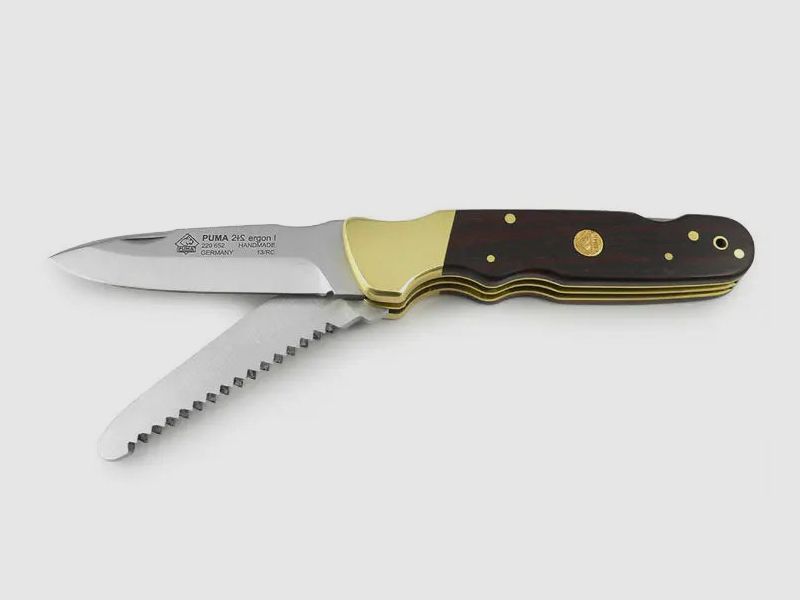 PUMA 2+2 ergon I mit Säge, cocobolo (Auslaufmodell)