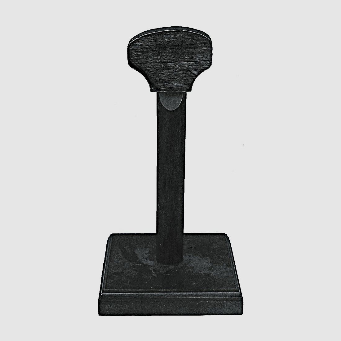 Wooden stand for helmets black
