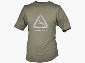 Rundhals Achtung Wild - Material: 100% Baumwolle