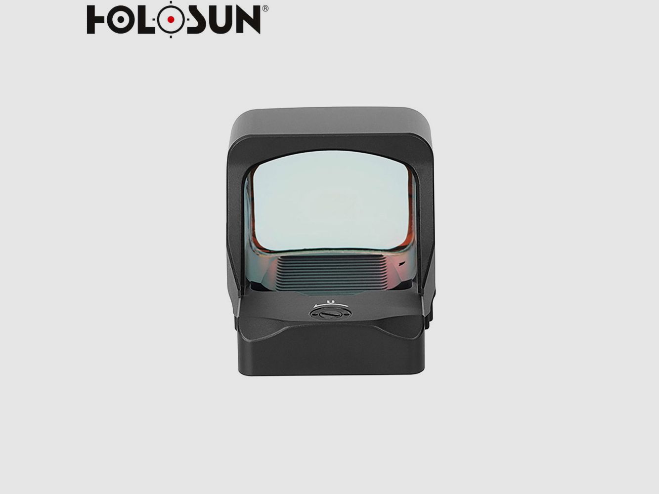 HOLOSUN HS507COMP Offenes Reflex Rotpunktvisier + wechselbarem 2MOA Punkt, 8/20/32MOA Kreis Absehen, schwarz, Jagd, Sportschießen Softair, tactical mini