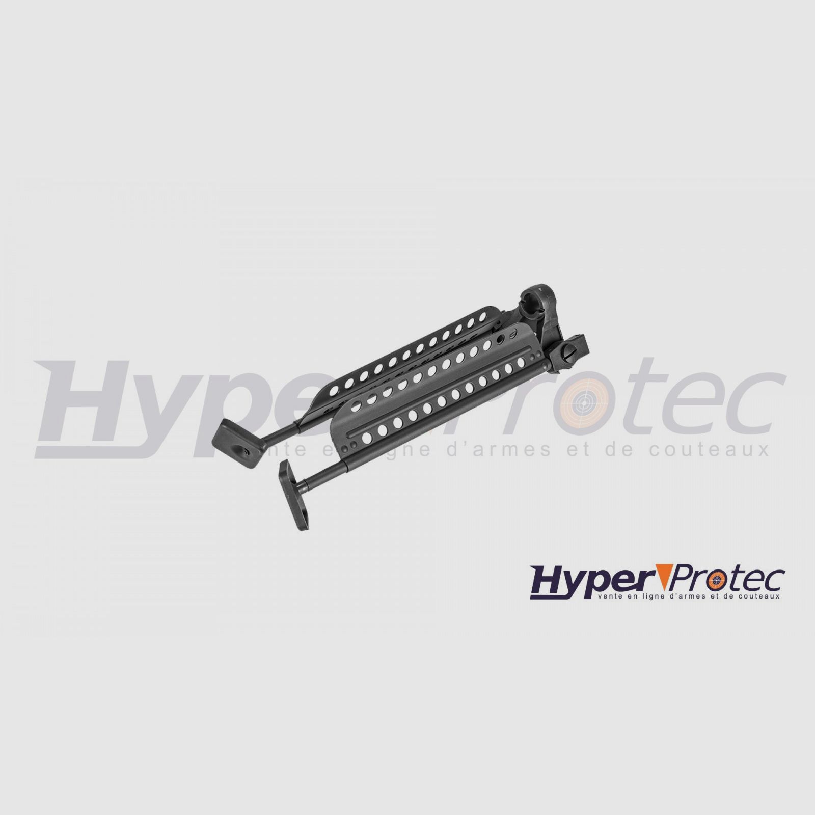 Czarny bipod z polimeru do snajpera Barrett M82, zdjęcie 2 z 5