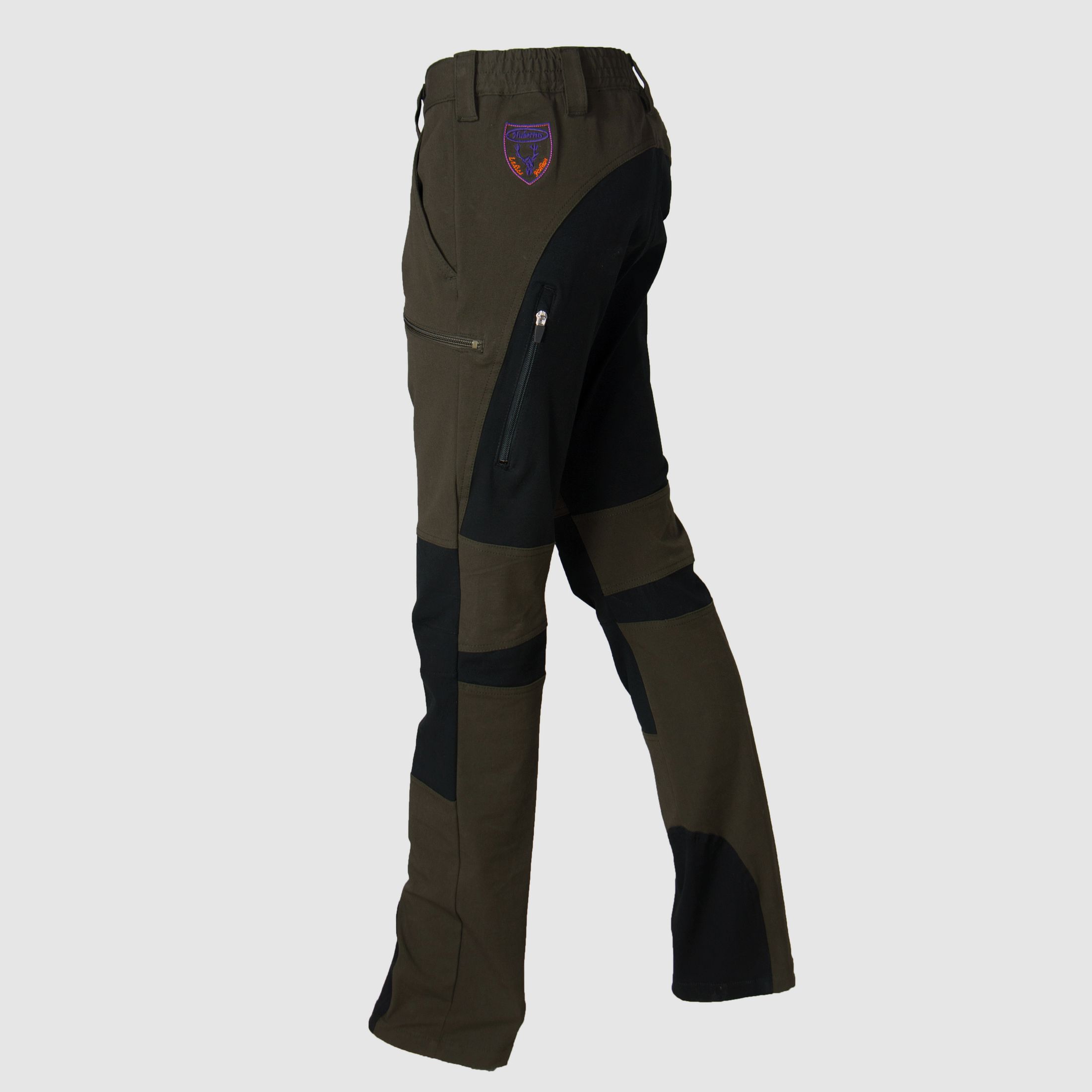 Mod. Emma - Spodnie 4-kierunkowe stretch, dwukolorowe